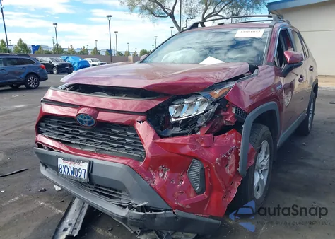 2021 Toyota Rav4 Hybrid Le из США, поврежденный, VIN 4T3MWRFVXMU029224